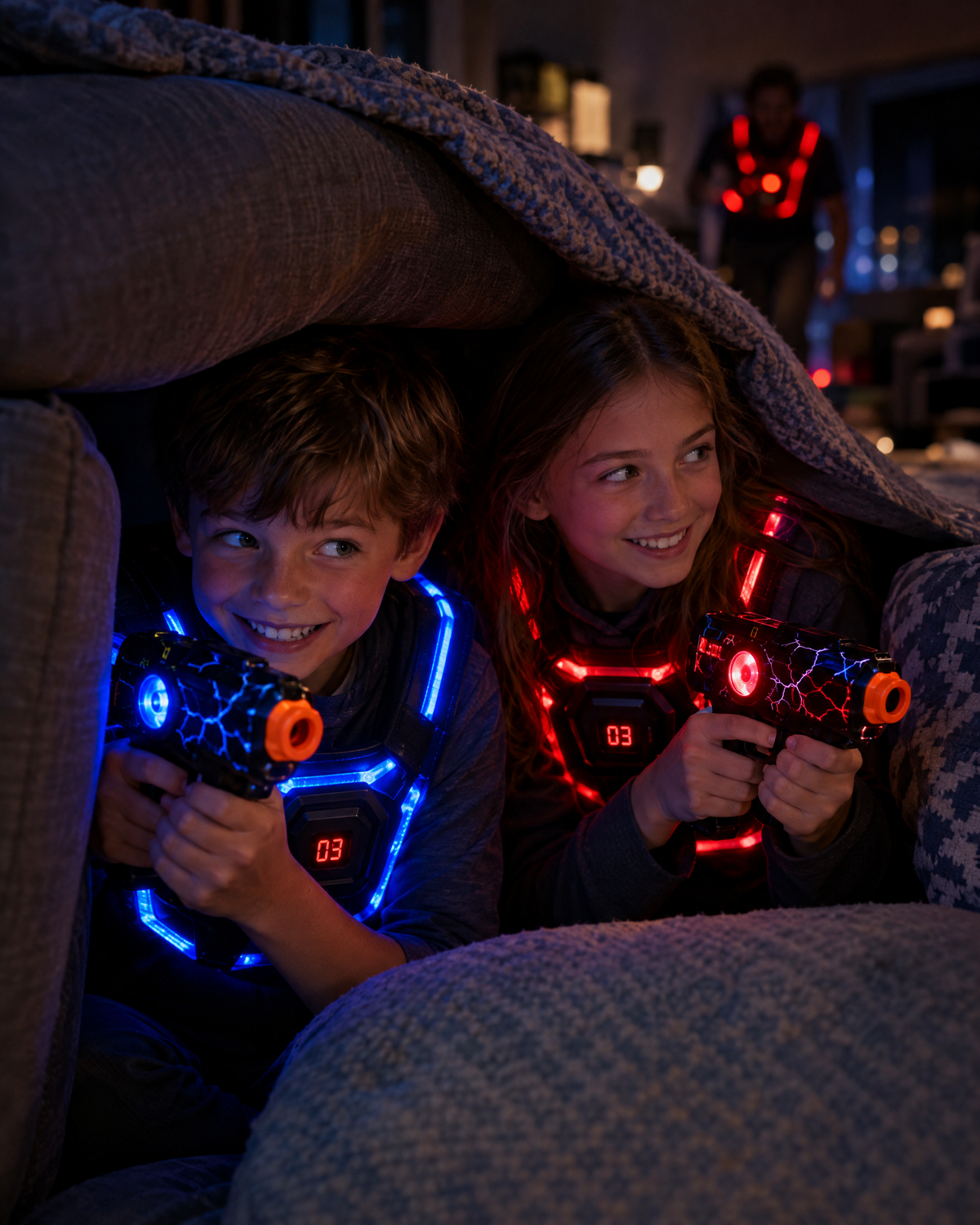 Competitive laser tag, right at home